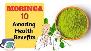 10 Amazing Benefits of Moringa Powder  Moringa  مورنگا  Health Benefits  Weight Loss [upl. by Adnalay]