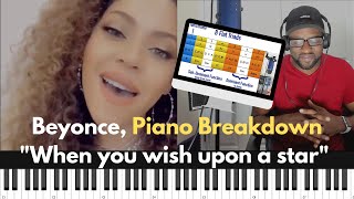 Breakdown of Beyonces quotWhen you wish upon a starquot on the piano  Functional harmony for Gospel [upl. by Aldarcie293]