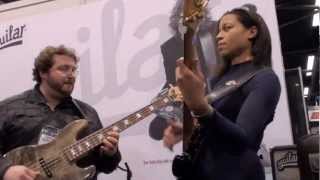 NAMM 2013  Federico Malaman amp Yolanda CharlesFunky Jam [upl. by Kcirddahc354]