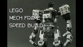 Lego mech frame 01  speed build Bootleg parts used [upl. by Ashton]