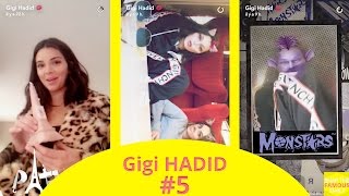 Gigi Hadid with Kendall Jenner  snapchat  november 30 2016 [upl. by Helli]