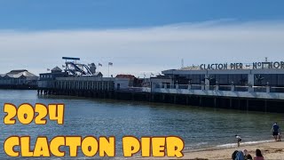 CLACTON PIER 2024 Walking Through [upl. by Ahtebbat]