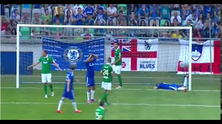 Fernando Torres  Misses Open Goal Chelsea vs Olimpija Ljubljana 21 27072014 [upl. by Adnwahsor]