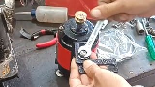 How to fix electric motor in sewing machine  fitting basic motor in Tailoring machine in tamil [upl. by Ytomit321]