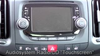 New Fiat 500L 14 16V Pop Star 05010982 Cinema schwarz Touchscreen RadioCD Video [upl. by Yekcin70]