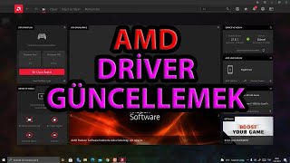 AMD Ekran Kartı Driver Güncellemek  AMD Driver Güncelleme [upl. by Keenan]