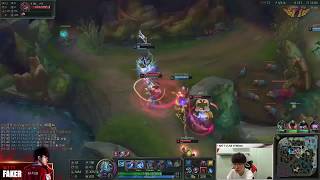 Game Full Playing Fizz after some time and talkative Faker He’s even good at streaming nowwow [upl. by Aneehs732]