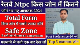 Railway Ntpc Total Form Fill Up 2024  Railway Ntpc Total Form Fill Up Rrb Wise 2024  Rrb NTPC 2024 [upl. by Laucsap]