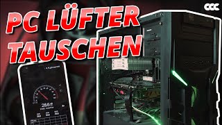 PC LEISER MACHEN I Gehäuselüfter austauschen  Lüfterkurve Tutorial Deutsch [upl. by Nyraa]