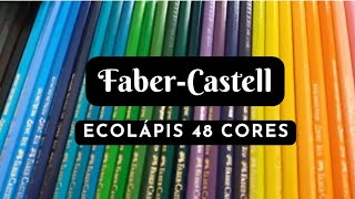 LÁPISDECOR ♡ECOLÁPIS♡ 48 Cores  FABER CASTELL [upl. by Haraz]