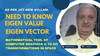 Eigen Value amp Eigen Vector matrix eigenvalue eigenvectors linearalgebra competition jut [upl. by Ahsir]