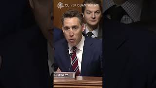 Hawley Speaks on Lobbying amp Big Tech [upl. by Omland407]