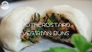 Potherb Mustard Vegetarian Buns [upl. by Addy]