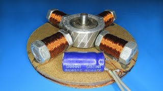 Experiment  How to make Induction motor [upl. by Loferski]