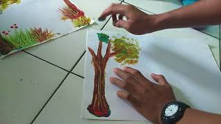 Gambar finger painting By Ikhsan Kalm [upl. by Smailliw145]