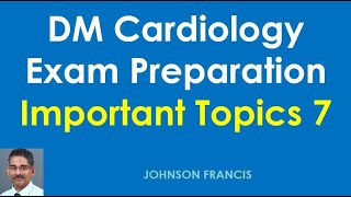 DM Cardiology Exam Preparation  Important Topics 7 [upl. by Oiciruam]