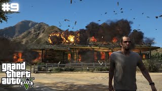 DEV MALİKANE YAKMAKMI Grand Theft Auto V 9 Bölüm [upl. by Eno107]