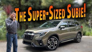 Is Subarus 3Row SUV Any Good  2023 Subaru Ascent Review [upl. by Trudie787]