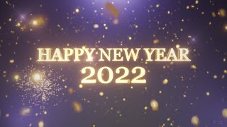 HAPPY NEW YEAR  2022  Countdown with fireworks  Free to use [upl. by Aikemahs155]