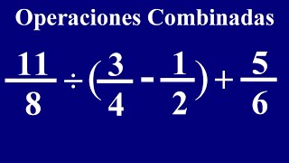 OPERACIONES COMBINADAS con Paréntesis [upl. by Une]