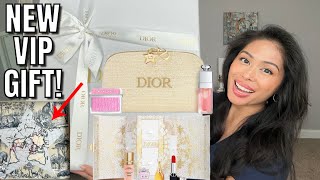 NEW DIOR HOLIDAY SETS amp THE COOLEST VIP GIFT 😍 DIOR BEAUTY LOYALTY PROGRAM PLATINUM GIFT UNBOXING [upl. by Aisatsan]