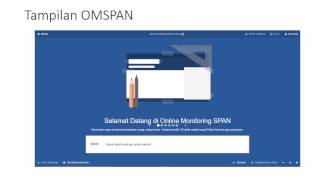 Aplikasi OMSPAN Online Monitoring SPAN KPPN [upl. by Ardme]