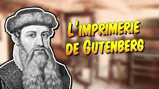 Histoire  Linvention de limprimerie par Gutenberg [upl. by Vedetta866]