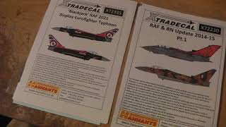 A look at some Eurofighter Typhoon Xtradecal sets [upl. by Nocam488]