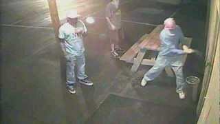 VFW burglars caught on video [upl. by Atinahc]