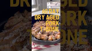 Dry Aged Pork TBone Anchovie Dressing steak recipe pork [upl. by Notgnihsaw]