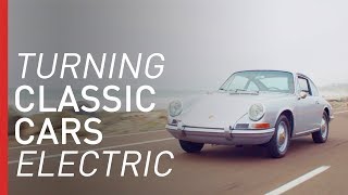 The Garage Converting Classic Cars to Electric Vehicles  Freethink DIY Science [upl. by Imoian256]