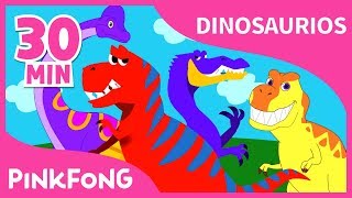 Las Mejores Canciones de Dinosaurios  Recopilación completa  Pinkfong Canciones Infantiles [upl. by Emoreg587]