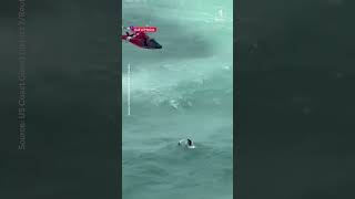 Hurricane Milton Man stranded at sea rescued [upl. by Ginzburg456]