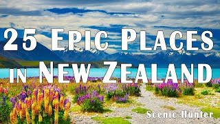 25 Epic Places To Visit In New Zealand  New Zealand Travel Guide [upl. by Solim559]