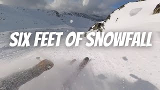 Skiing the Whistler Blackcomb Alpine after the Storm of the Decade [upl. by Airitac]