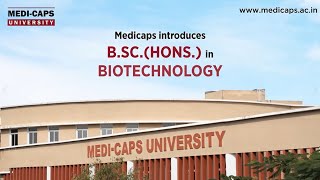 Medicaps introduces BSc Hons in Biotechnology  Medicaps University [upl. by Gavra]