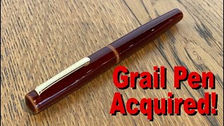 Grail Pen Acquired Nakaya Piccolo Long Writer Toki Tamenuri Fountain Pen  First Impressions [upl. by Floss]