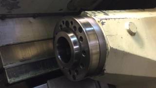 Hardinge Conquest T42 w Live Tooling Full CAxis Subspindle [upl. by Eanahc]