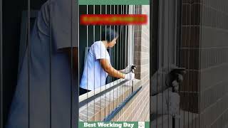 Best working day 534 Security Window Bars Installation Process [upl. by Jamey]