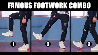 3 Famous Dance Moves  Footwork Tutorial in Hindi  Simple Hip Hop steps for beginners [upl. by Esille589]