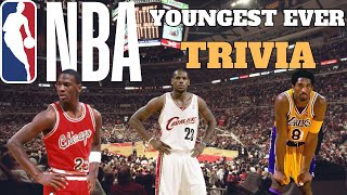 The NBA Youngest Players EVER Trivia [upl. by Bullock]