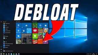 Debloat Windows 10 [upl. by Farrish512]