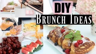 3 Easy Brunch Recipes Vanilla French Toast Cheesy Baked Eggs Candied Sausage  MissLizHeart [upl. by Frear589]