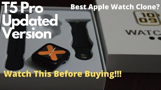 Apple T5 Pro Updated Version Smart Watch  Watch Series 5 Clone  Should You Buy It Watch5 [upl. by Chelsie]