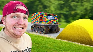 Lego Tank Vs Giant Speed Bump [upl. by Nhojleahcim]