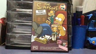 Opening To The Simpsons Risky Business 2003 DVD Australia [upl. by Jeuz]