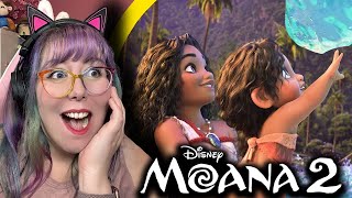 MOANA 2 LOOKS BEAUTIFUL  Moana 2 Official Trailer Reaction  Zamber Reacts [upl. by Tarsuss11]