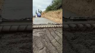 Uniaxial levelling process of concrete pavement with good and fast tools craftsman shorts [upl. by Hteik]