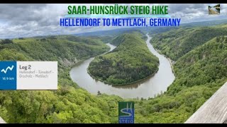 SaarHunsrück Best mountain trails in Germany from Hellendorf to Mettlach [upl. by Nisen]