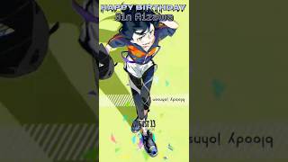 August 13 Happy Birthday🎁💝 Jin Aizawa🖤💙  Beyblade Birthday Calendar  beyblade shorts jinaizawa [upl. by Llerihs]